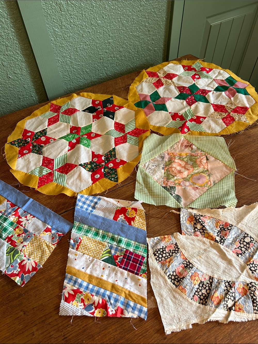 Quilt blocks or pieces